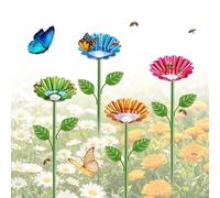 Cups for Bee 4Pack, Abreuvoirs pour Abeilles pour le Jardin vaschette in metallo a forma di fiore Coupelles pour Abeilles,pour le Balcon et La cour