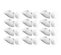 Cups Hydroponiques pour Tour Verticale, Lot de 1 Set de de en Plastique | Éponge de Plantation, Blanc, pour Légumes et Graines, Usage Balcon ou Intérieur