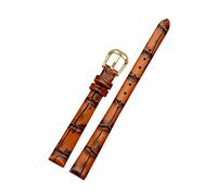 Cupsofu 6/7/8/10/12/14/16/17/18mm femmes doux peau de vache décontracté bracelet de montre fermoir à broche bracelet de montre pour montre à Quartz, 8mm