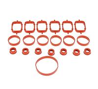 Cupsofu Kit de RéParation de Joint de Collecteur D'Admission D'Admission de Voiture 20 PièCes pour E87 E46 E90 E91 E92 E93 E39 E60 M57 11617790198 (33Mm)