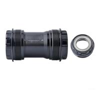 Cupule de Pédalier T47 Filetée 24mm Alu 7075 | Alliage 7075 haute résistance, filetage pour précis T47, montage pour facile, durée de vie prolongée(T47-black)