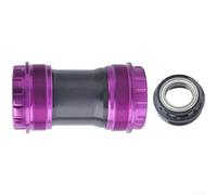 Cupule Vélo T47 Alliage 7075 pour Axe 24mm | Alliage 7075 haute résistance, pour durable, compatible axe 24mm, montage pour précis, route et ville(T47-purple)