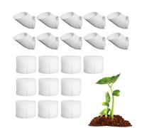 Cupules Hydroponiques, 10 Pièces de Godets pour Hydroponiques et Conteneurs pour Fleurs, Panier de Culture PVC Système de Croissance sans Sol Conteneur à Fleurs Intérieur