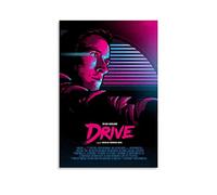 CUQ Affiche de film Drive imprimée sur toile pour décoration murale de la maison - 40 x 60 cm, 16x24inch(40x60cm)