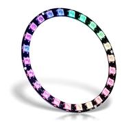 CUQI WS2812 Anneau LED RVB 24 bits adressable individuellement WS2812 LED 86 mm de diamètre pour Arduino, Raspberry Pi, projets de bricolage