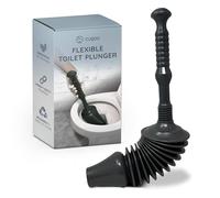 CUQOO Déboucheur de toilettes flexible robuste avec tête - Déboucheur d'évier et de vidange sans effort et puissant pour salles de bains, cuisines, éviers, baignoires et douches | Déboucheur de