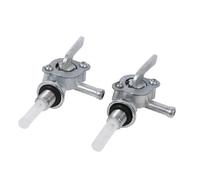 Cuque 2pcs Robinet à Essence Interrupteur Universel Commutateur de Réservoir de Carburant d'Essence de Gaz en Métal + ABS