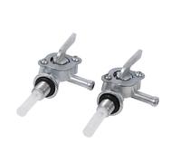 Cuque 2pcs Robinet à Essence Interrupteur Universel Commutateur de Réservoir de Carburant d'Essence de Gaz en Métal + ABS-CWU