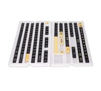 Cuque Cache touches PBT, jeu de touches sans décoloration sans lettres pour bureau pour clavier mécanique