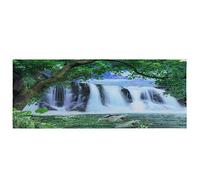 Cuque Cadeau de Juillet Affiche de Fond 122x50 CM Papier Peint d'aquarium en PVC, Affiche de Fond d'aquarium, Fond d'écran Cascade, aménagement d'aquarium pour Aquariums