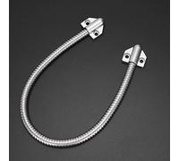 Cuque Cadeaux de mai Boucle de Porte, Protecteur de câble de Porte en Acier Inoxydable, Protecteur de Ligne de câble de contrôle d'accès à Montage exposé Defender