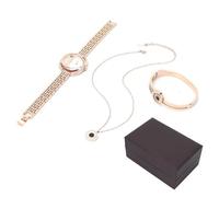Cuque collier de bracelet de montre Style d'affaires femmes montre bracelet collier ensemble anniversaire cadeau d'anniversaire