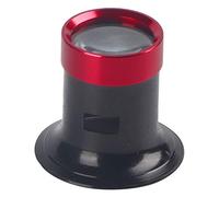 Cuque de Juillet Loupe de réparation d'horloger, Outil de Montre de réparation de loupe en Alliage d'aluminium 10X pour Les Yeux, loupe de Verre, loupe de réparation de Montre