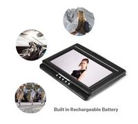 Cuque Lecteur DVD MP3 Rotatif 9 pouces Portable LCD Widescreen Lecteur DVD Vidéo Radio FM Jeu SD USB AV CD Prise EU