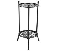 Cuque support de plante à 2 niveaux Support de plante en métal à 2 niveaux support de pot de fleur présentoir étagère