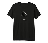 « Cœur/âme » (Kokoro) en caractères Japonais Kanji T-Shirt Haut de Gamme