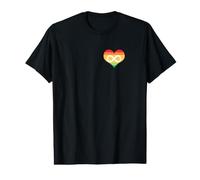 Cœur/Amour et fierté pour Les autistes Drapeau attachement T-Shirt Graphique avec Valeur
