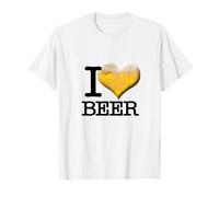 Cœur avec Bulles mousseuses I Love Beer T-Shirt