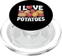 Cœur avec Inscription « I Love Potatoes » PopSockets PopGrip pour MagSafe