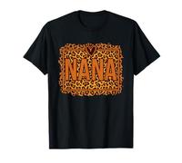 Cœur avec Motif léopard pour Grand-mère T-Shirt