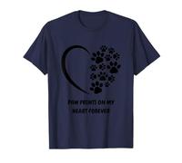 Cœur avec pattes - Paw Prints On My Heart Forever T-Shirt