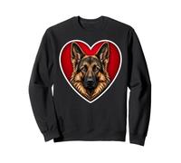 Cœur Berger Allemand Sable Sweatshirt