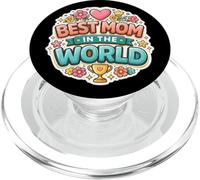 Cœur « Best Mom in The World » pour la fête des mères PopSockets PopGrip pour MagSafe