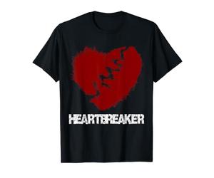 Cœur Brisé Humour Grunge pour Amoureux Rebelles T-Shirt Graphique avec Valeur