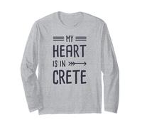 Cœur - Crète Grèce - Île Grecque Crète Manche Longue