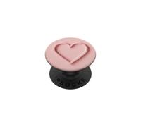 Cœur d'amour Rose Contour Minimaliste Mignon esthétique PopSockets PopGrip Adhésif