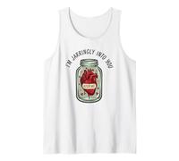 Cœur dans Un Bocal Mignon Effrayant Saint-Valentin Amour esthétique Débardeur