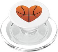 Cœur de Basket-Ball - Amour Sportif PopSockets PopGrip pour MagSafe