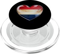 Cœur de chêne - Emblème du Drapeau néerlandais PopSockets PopGrip pour MagSafe