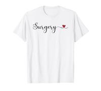 Cœur de Chirurgie Mignon écrit à la Main Typographie Cadeau T-Shirt Graphique avec Valeur