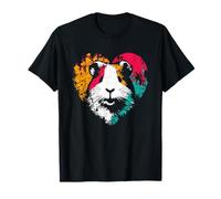 Cœur de cochon d'Inde vintage pour amoureux des cochons d'Inde T-Shirt