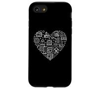Cœur de créateur d'intérieur Coque pour iPhone SE (2020) / 7/8
