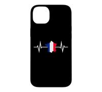 Cœur De France Drapeau Français Contour du Pays Coque pour iPhone 14 Plus