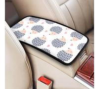 Cœur de hérisson Kawaii,Coussin de protection universel pour accoudoir de console centrale de véhicule, doux et confortable, pour poignée de maintien.