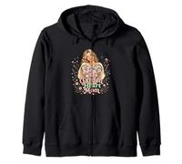 Cœur de Jardin avec Motif Floral Cottagecore Sweat à Capuche