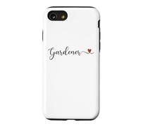Cœur de Jardinier Mignon Typographie Cadeau Coque pour iPhone SE (2020) / 7/8