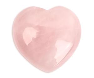 Cœur de Quartz Rose, Pierre Naturelle de Guérison pour l'Amour et l'Énergie, Cœur Rose pour la Pleine Conscience, Réduction du Stress et Équilibre Émotionnel