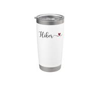 Cœur de randonneur mignon typographie manuscrite cadeau Gobelet isotherme en acier inoxydable double paroi