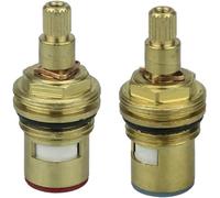 Cœur de robinet, Remplacement universel de cartouche robinet à disque en céramique laiton 51mm multicolore(Red)
