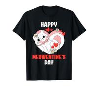 Cœur de Saint-Valentin avec Citation Chat Mignon Filles Chaton T-Shirt