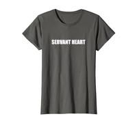 Cœur de serviteur T-Shirt, Femme, Asphalte, L