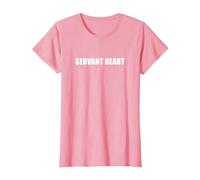 Cœur de serviteur T-Shirt, Femme, Rose, L