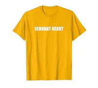 Cœur de serviteur T-Shirt, Homme, Doré Vif, XL