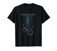 Cœur de sirène en Eau Profonde, Profondeur de l'océan, mer Sombre, côtier Moody T-Shirt