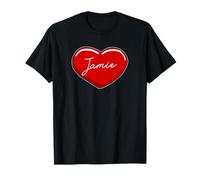 Cœur dessiné à la Main Jamie - Prénom Cœurs I Love Jamie T-Shirt