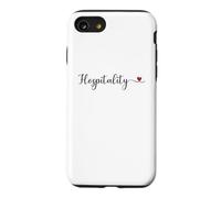 Cœur d'hospitalité Mignon avec Typographie Manuscrite Cadeau Coque pour iPhone SE (2020) / 7/8